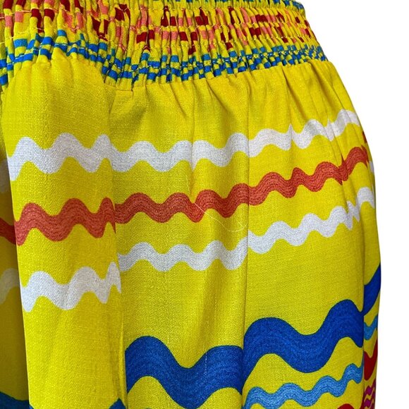 Flying Tomato Off-the-Shoulder Colorful Rick Rack Short Sleeve Blouse Medium - Picture 4 of 9